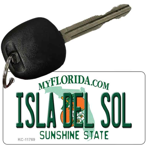 Isla Del Sol Florida Wholesale Novelty Metal Key Chain