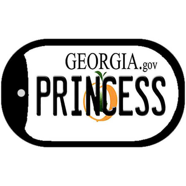 Princess Georgia Wholesale Novelty Metal Dog Tag Necklace