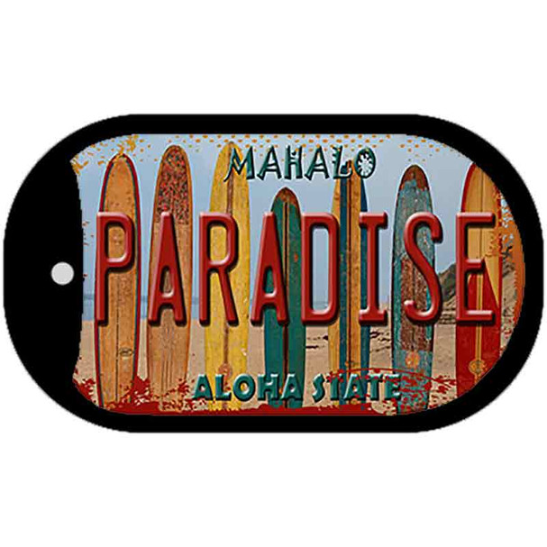 Paradise Surfboards Wholesale Novelty Metal Dog Tag Necklace