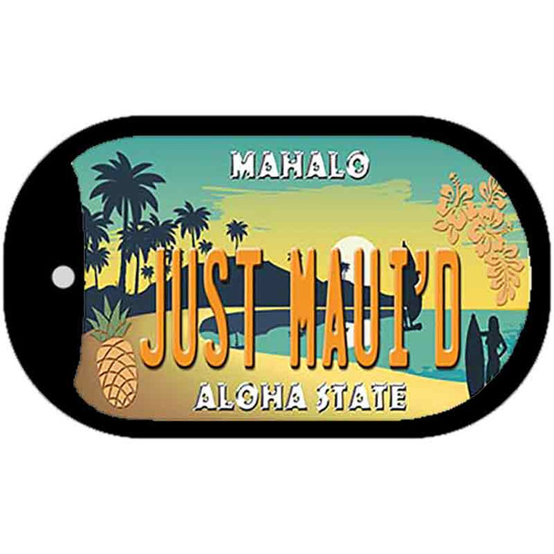 Just Mauid Pineapple Wholesale Novelty Metal Dog Tag Necklace