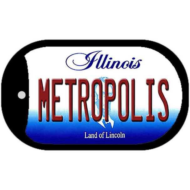Metropolis Illinois Wholesale Novelty Metal Dog Tag Necklace