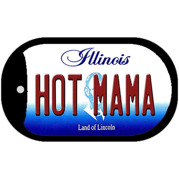 Hot Mama Illinois Wholesale Novelty Metal Dog Tag Necklace