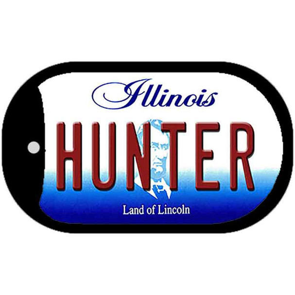 Hunter Illinois Wholesale Novelty Metal Dog Tag Necklace