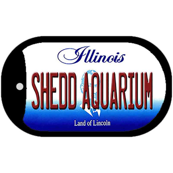 Shedd Aquarium Illinois Wholesale Novelty Metal Dog Tag Necklace