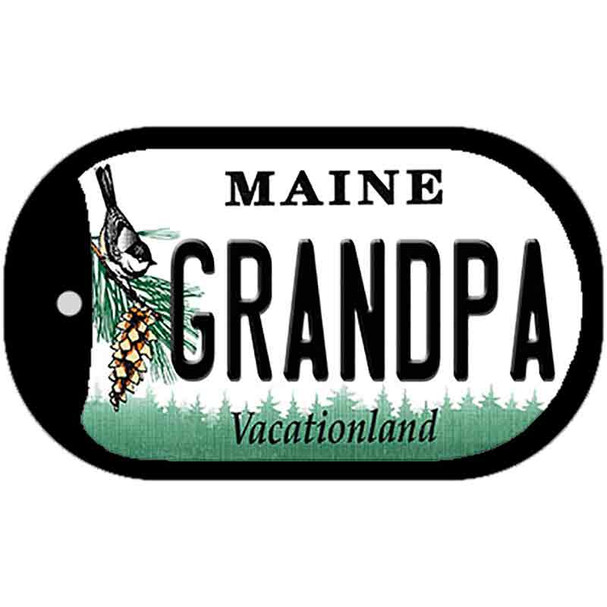 Grandpa Maine Wholesale Novelty Metal Dog Tag Necklace