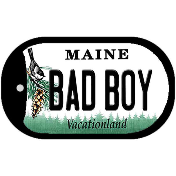 Bad Boy Maine Wholesale Novelty Metal Dog Tag Necklace