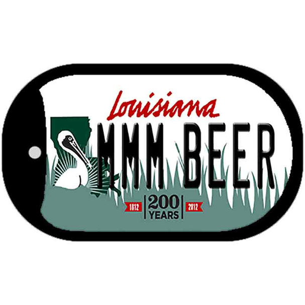 MMM Beer Louisiana Wholesale Novelty Metal Dog Tag Necklace