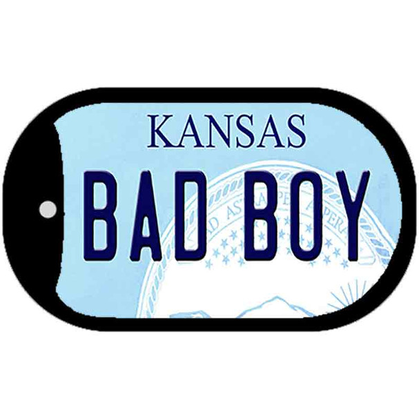 Bad Boy Kansas Wholesale Novelty Metal Dog Tag Necklace
