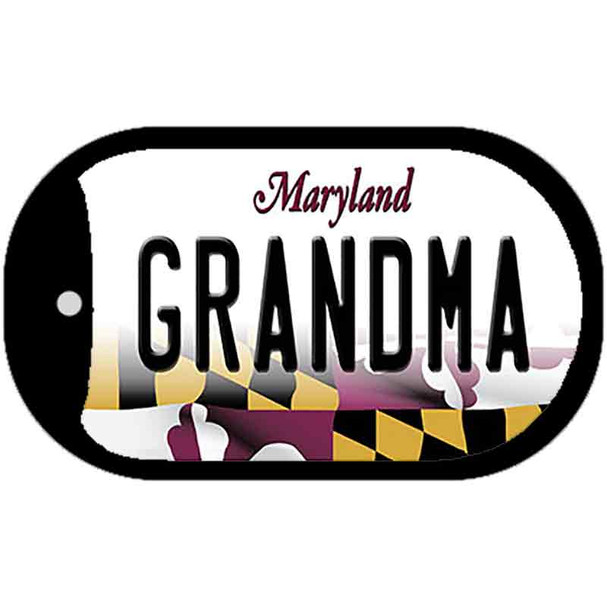 Grandma Maryland Wholesale Novelty Metal Dog Tag Necklace