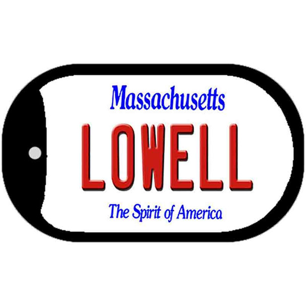 Lowell Massachusetts Wholesale Novelty Metal Dog Tag Necklace