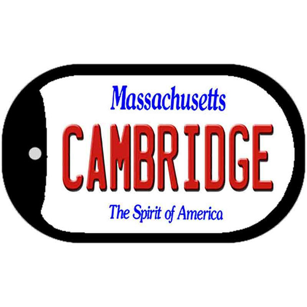 Cambridge Massachusetts Wholesale Novelty Metal Dog Tag Necklace