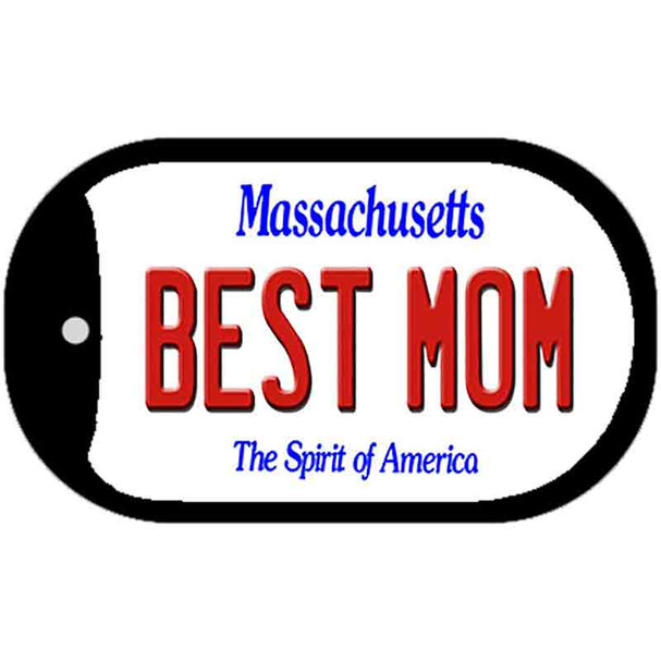 Best Mom Massachusetts Wholesale Novelty Metal Dog Tag Necklace