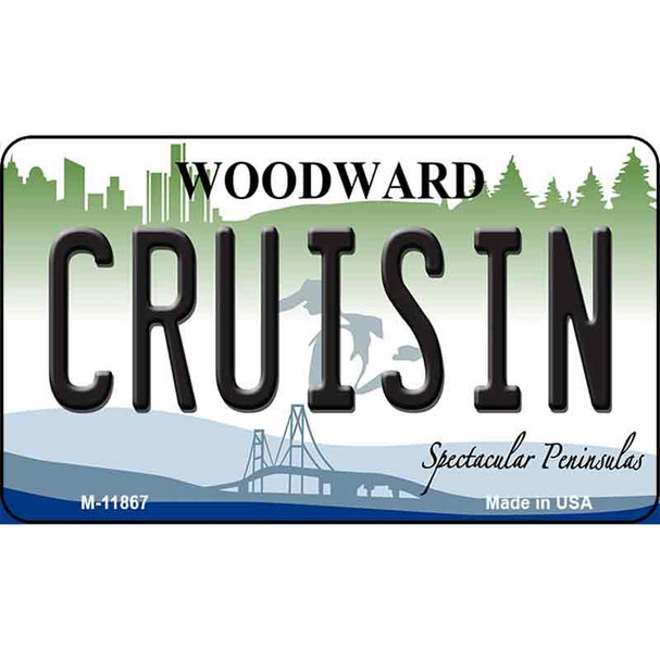 Cruisin Michigan Wholesale Novelty Metal Magnet M-11867