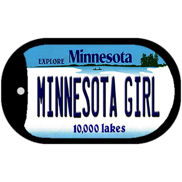 Minnesota Girl Wholesale Novelty Metal Dog Tag Necklace