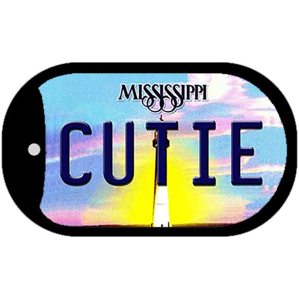 Cutie Mississippi Wholesale Novelty Metal Dog Tag Necklace