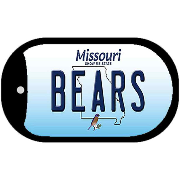 Bears Missouri Wholesale Novelty Metal Dog Tag Necklace