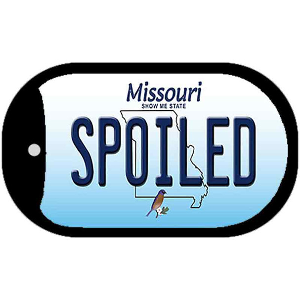 Spoiled Missouri Wholesale Novelty Metal Dog Tag Necklace