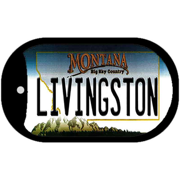 Livingston Montana Wholesale Novelty Metal Dog Tag Necklace