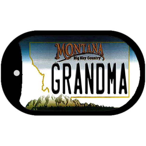 Grandma Montana Wholesale Novelty Metal Dog Tag Necklace