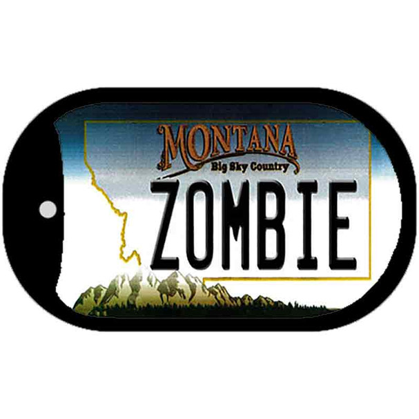 Zombie Montana Wholesale Novelty Metal Dog Tag Necklace