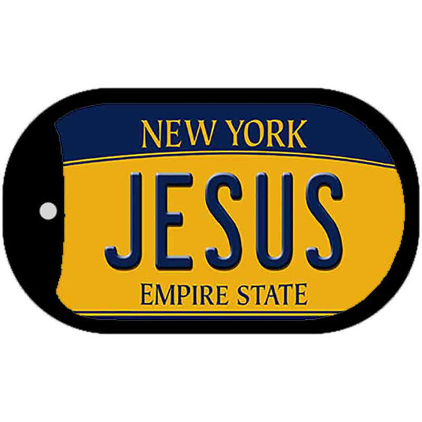 Jesus New York Wholesale Novelty Metal Dog Tag Necklace