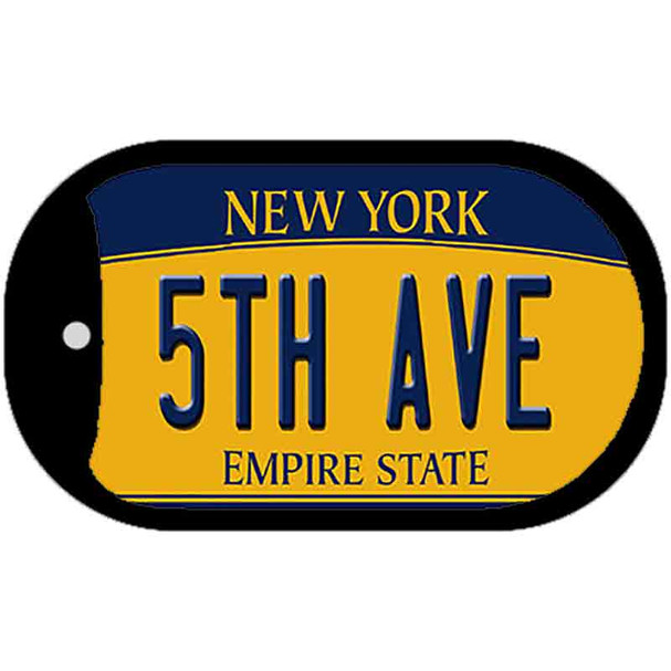 5th Ave New York Wholesale Novelty Metal Dog Tag Necklace