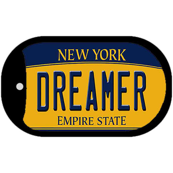 Dreamer New York Wholesale Novelty Metal Dog Tag Necklace