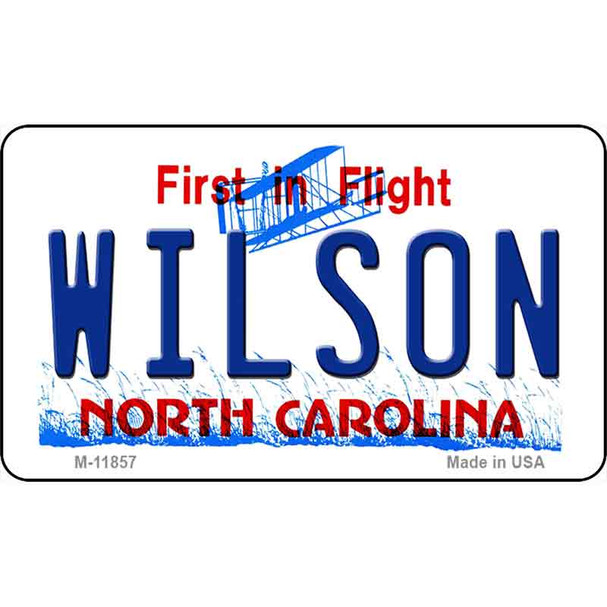 Wilson North Carolina Wholesale Novelty Metal Magnet M-11857