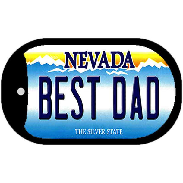 Best Dad Nevada Wholesale Novelty Metal Dog Tag Necklace