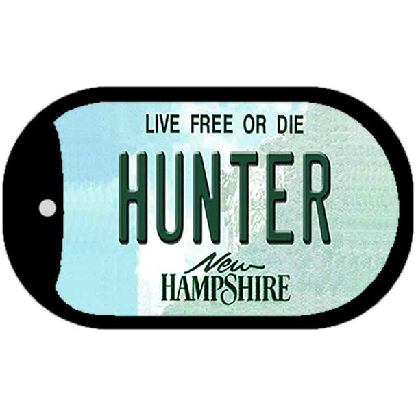 Hunter New Hampshire Wholesale Novelty Metal Dog Tag Necklace