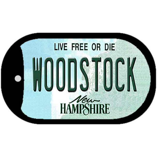 Woodstock New Hampshire Wholesale Novelty Metal Dog Tag Necklace