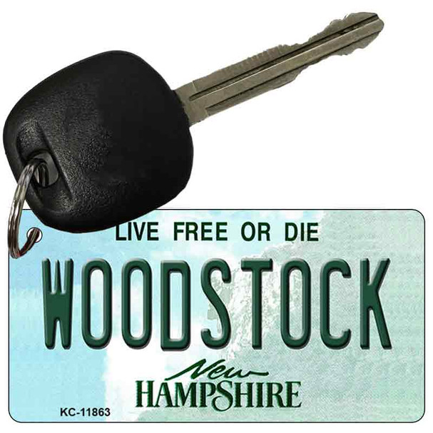Woodstock New Hampshire Wholesale Novelty Metal Key Chain