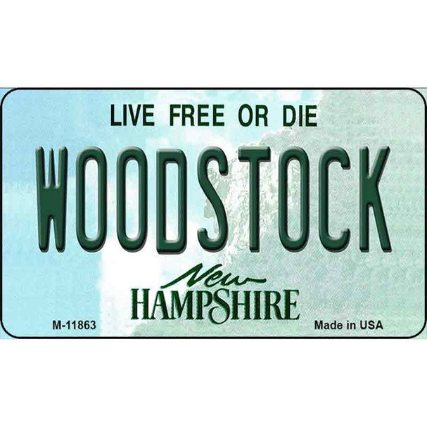 Woodstock New Hampshire Wholesale Novelty Metal Magnet M-11863