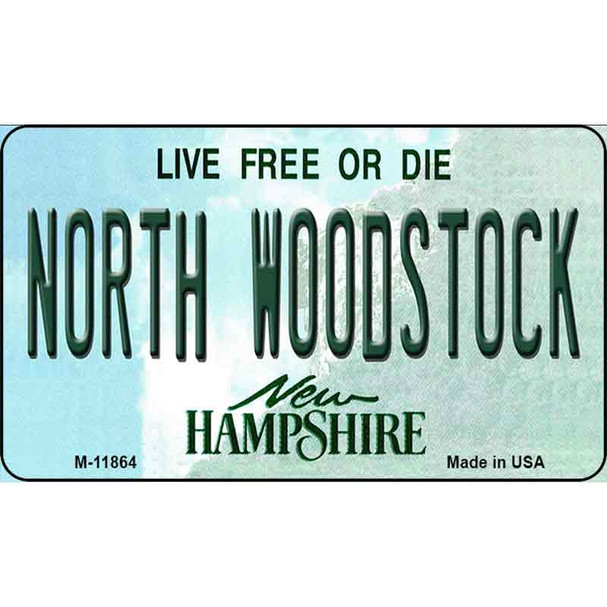 North Woodstock New Hampshire Wholesale Novelty Metal Magnet M-11864