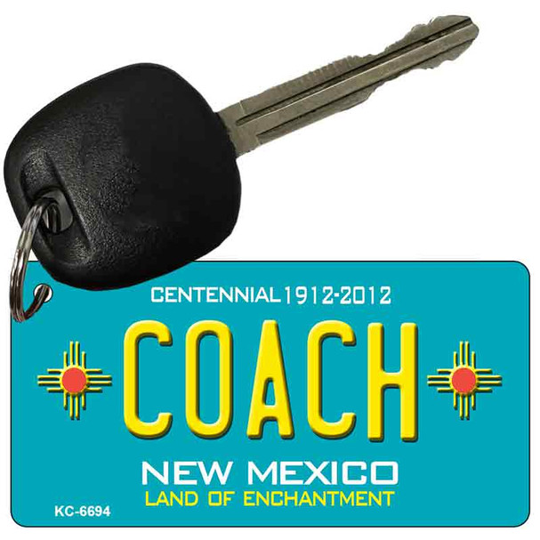 Coach Teal New Mexico Wholesale Novelty Metal Key Chain