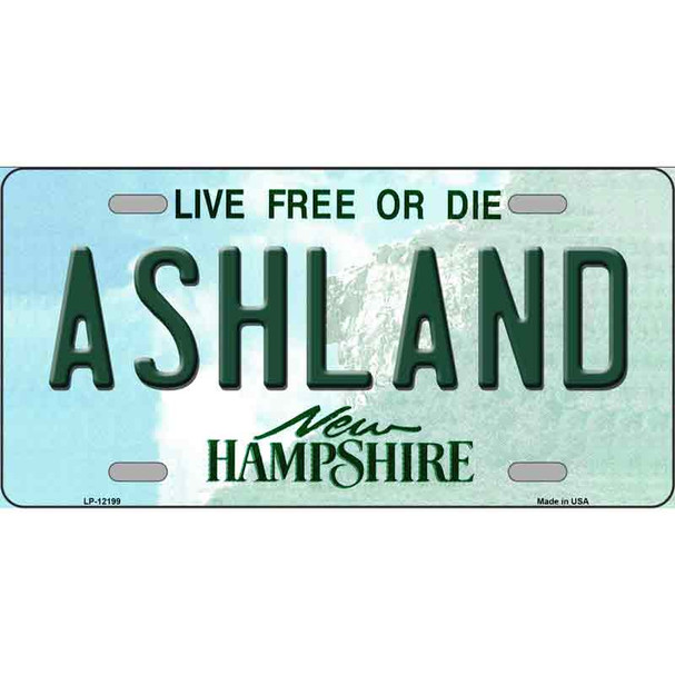 Ashland New Hampshire Wholesale Novelty Metal License Plate