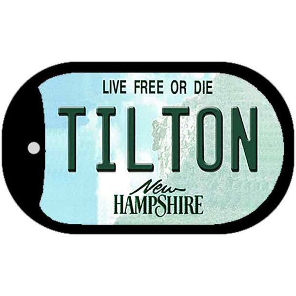 Tilton New Hampshire Wholesale Novelty Metal Dog Tag Necklace