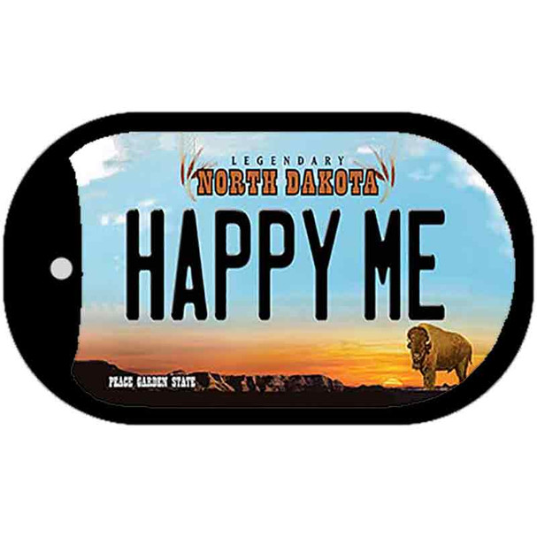 Happy Me North Dakota Wholesale Novelty Metal Dog Tag Necklace