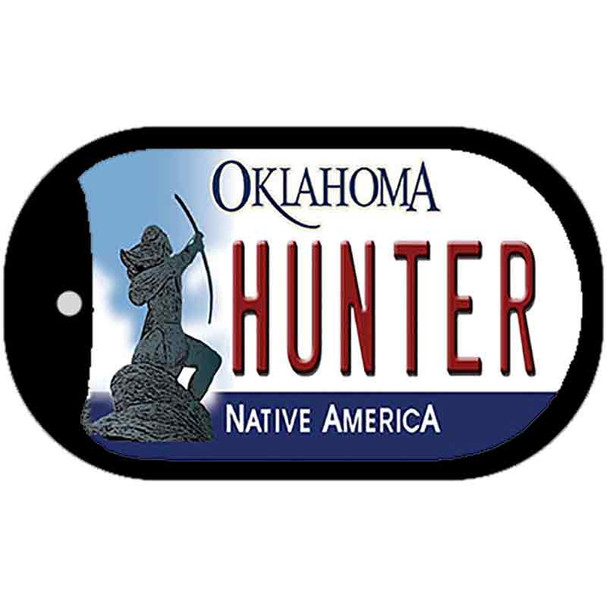 Hunter Oklahoma Wholesale Novelty Metal Dog Tag Necklace