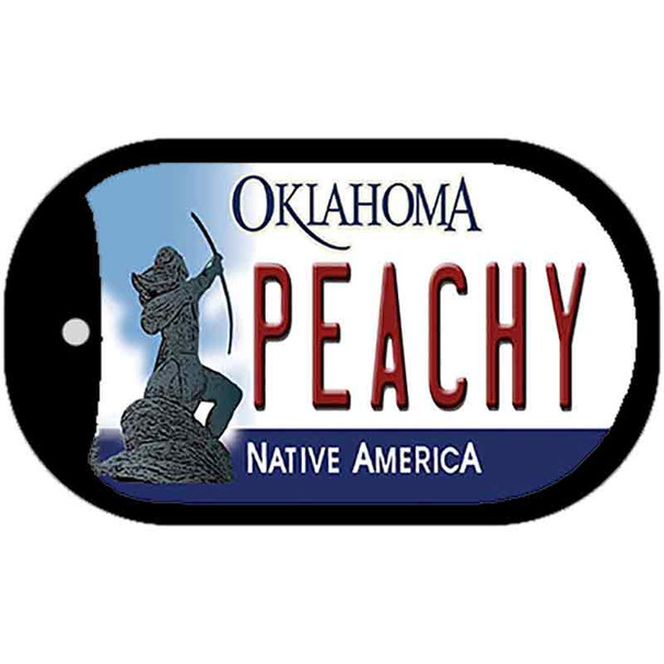 Peachy Oklahoma Wholesale Novelty Metal Dog Tag Necklace