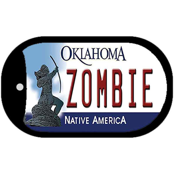 Zombie Oklahoma Wholesale Novelty Metal Dog Tag Necklace