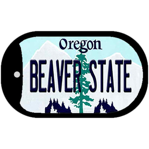 Beaver State Oregon Wholesale Novelty Metal Dog Tag Necklace