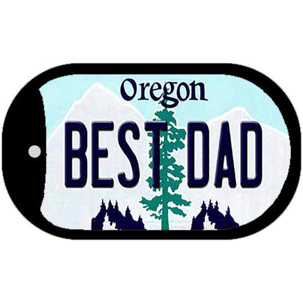 Best Dad Oregon Wholesale Novelty Metal Dog Tag Necklace