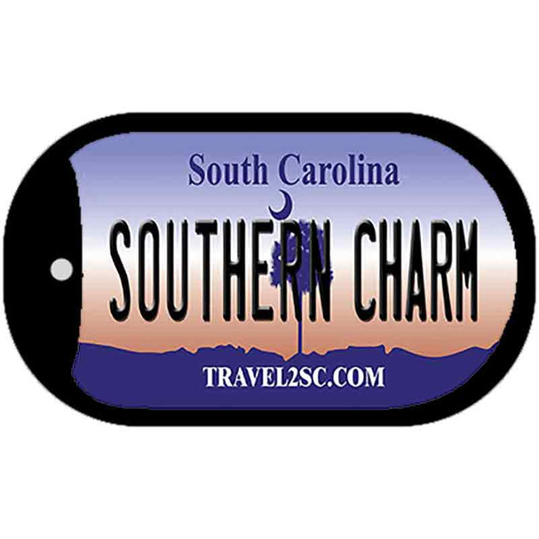 Southern Charm South Carolina Wholesale Novelty Metal Dog Tag Necklace