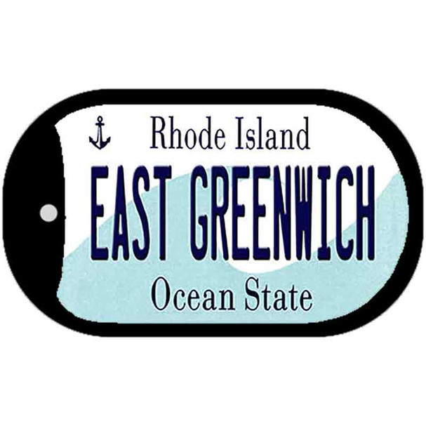 East Greenwich Rhode Island Wholesale Novelty Metal Dog Tag Necklace