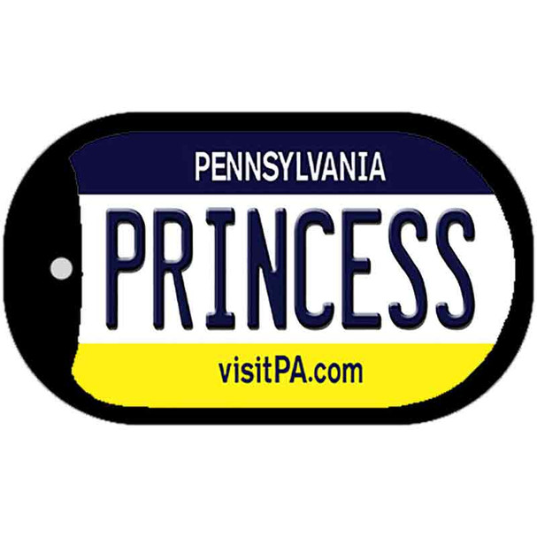 Princess Pennsylvania Wholesale Novelty Metal Dog Tag Necklace
