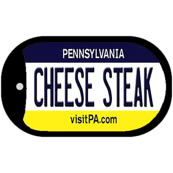 Cheese Steak Pennsylvania Wholesale Novelty Metal Dog Tag Necklace