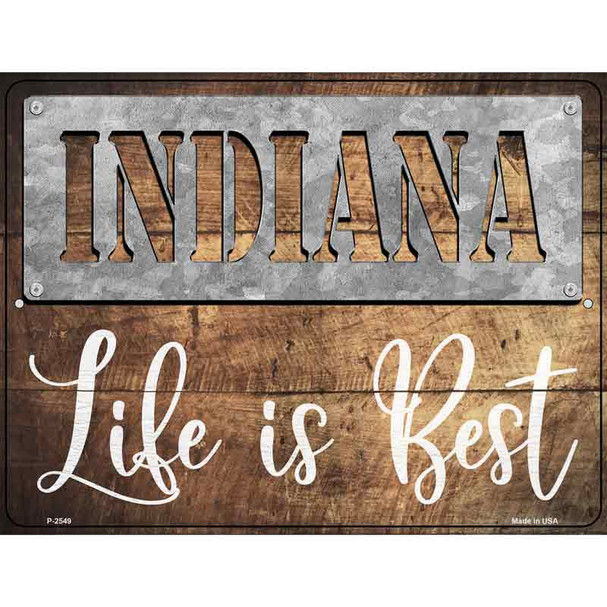 Indiana Stencil Life is Best Wholesale Novelty Metal Parking Sign