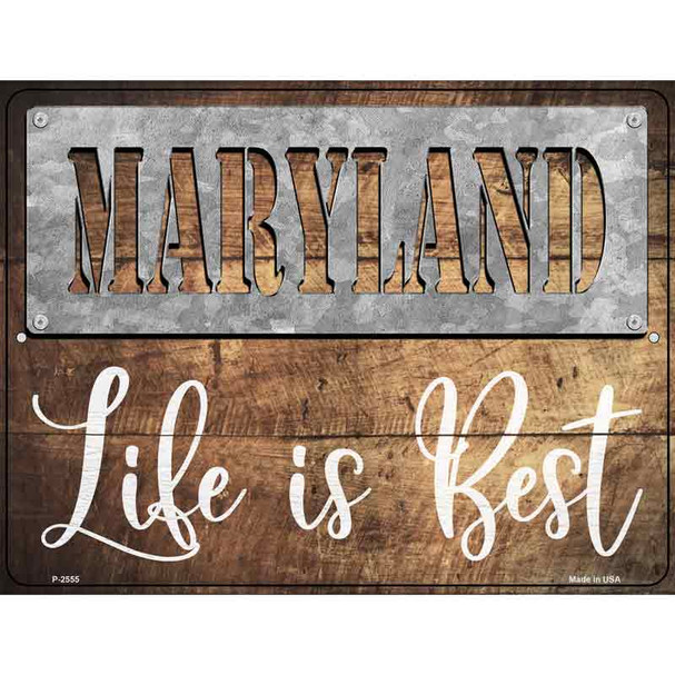 Maryland Stencil Life is Best Wholesale Novelty Metal Parking Sign