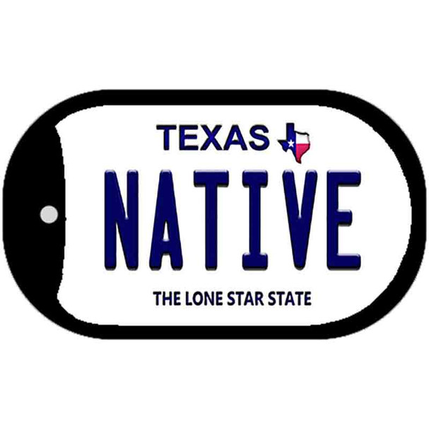 Native Texas Wholesale Novelty Metal Dog Tag Necklace